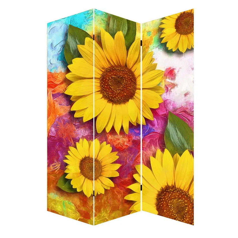 Folding Screen Room Divider Newly Wooden 3 or 6 Panels OEM Inside Wood Custom Frame Item