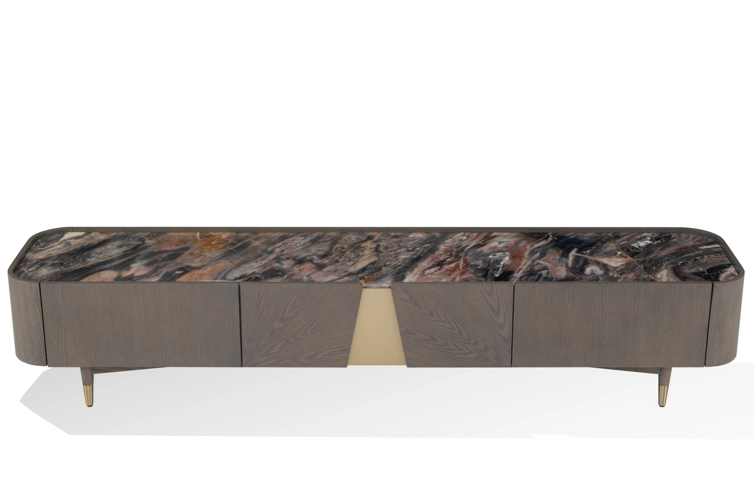 CS Home Round Non-Customized China Cabinet Furniture Table Minimalist Modern TV Stand Hot Sale