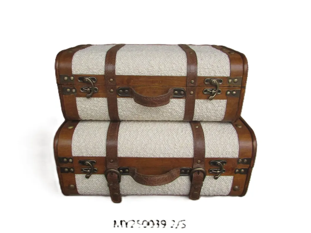 Vintage Wooden Treasure Chest