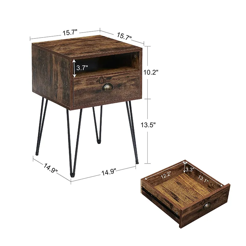 Bedside Table Drawer Detail