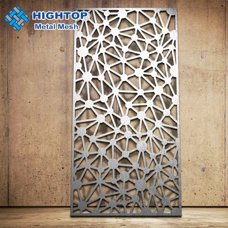 Interior Decoration Panel Laser Cut Garden Rose Gold Room Divider