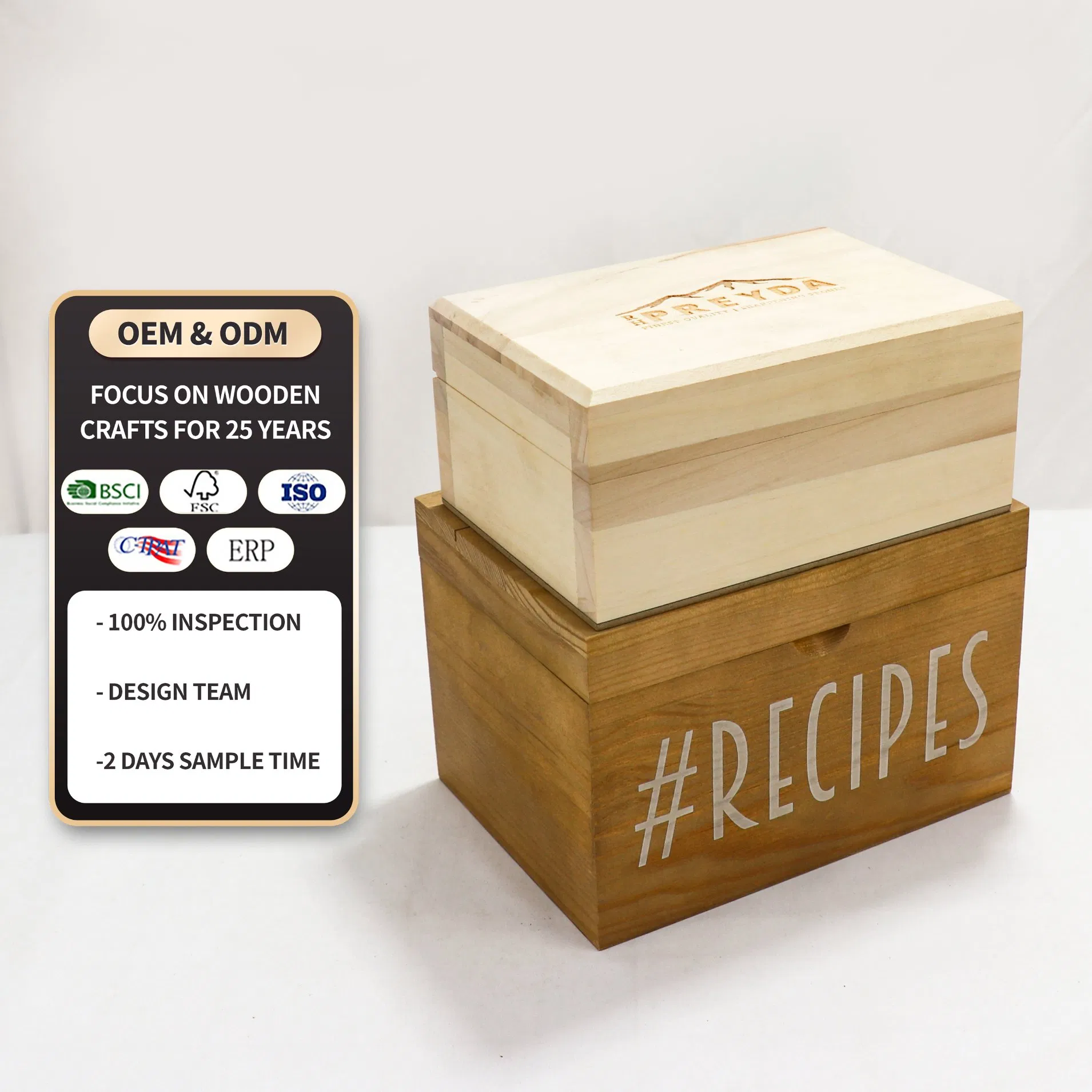 Craft Decorative Display Handcrafted Custom Logo Storage Jewelry Factory Pine Wooden Box