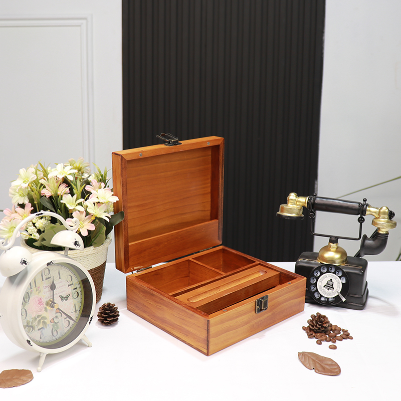 Craft Decorative Display Handcrafted Custom Logo Storage Jewelry Gift Packaging Solid Box