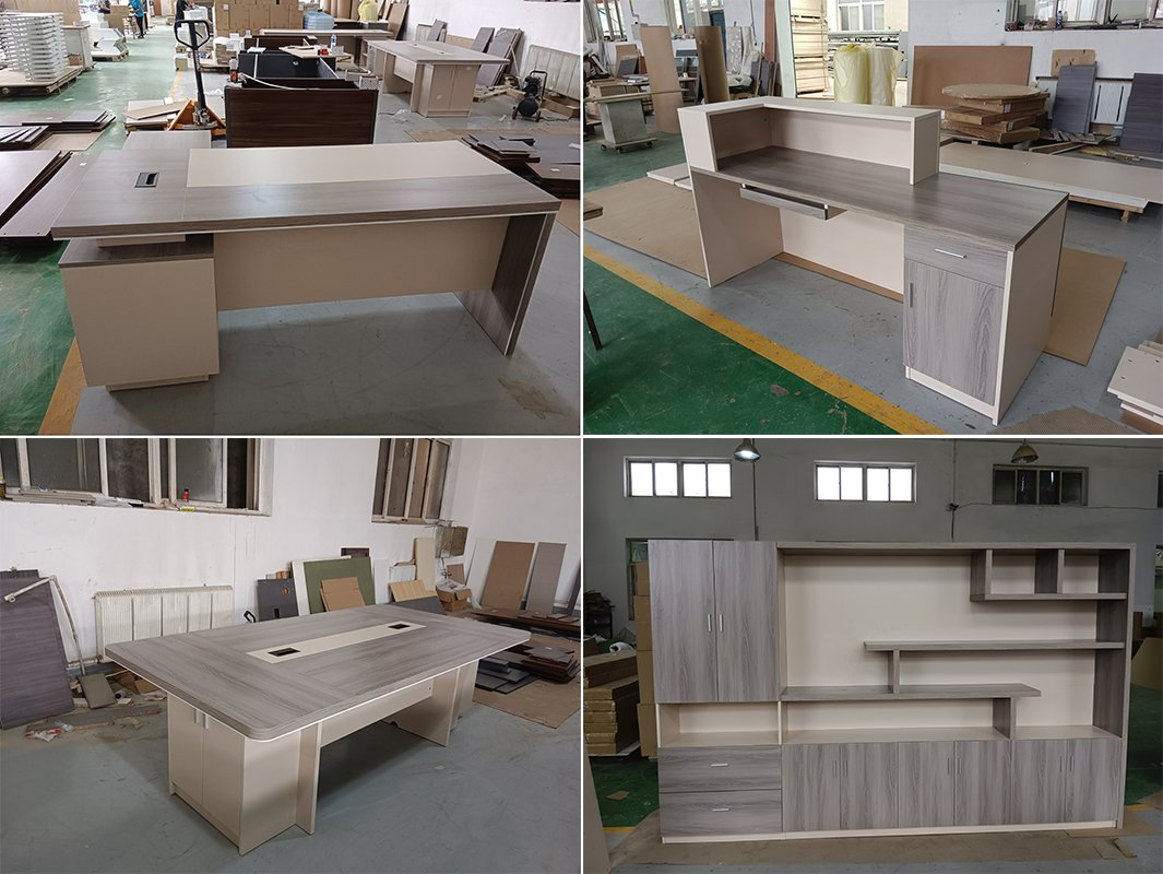 Modern Manager Office Desk Boss Table Melamine Office Furniture Executive Desk for Office