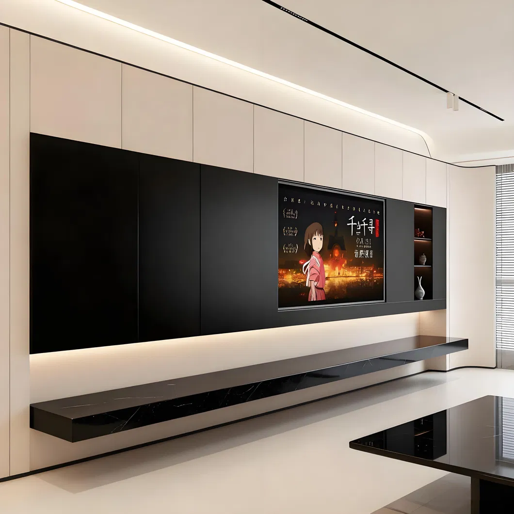 Modern TV Stand Detail 2