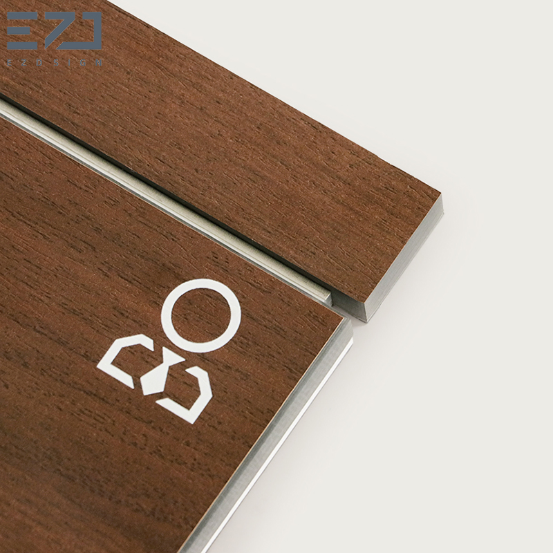 Custom Solid Wood Office Name Plate Changeable Office Door Sign Manager Signage