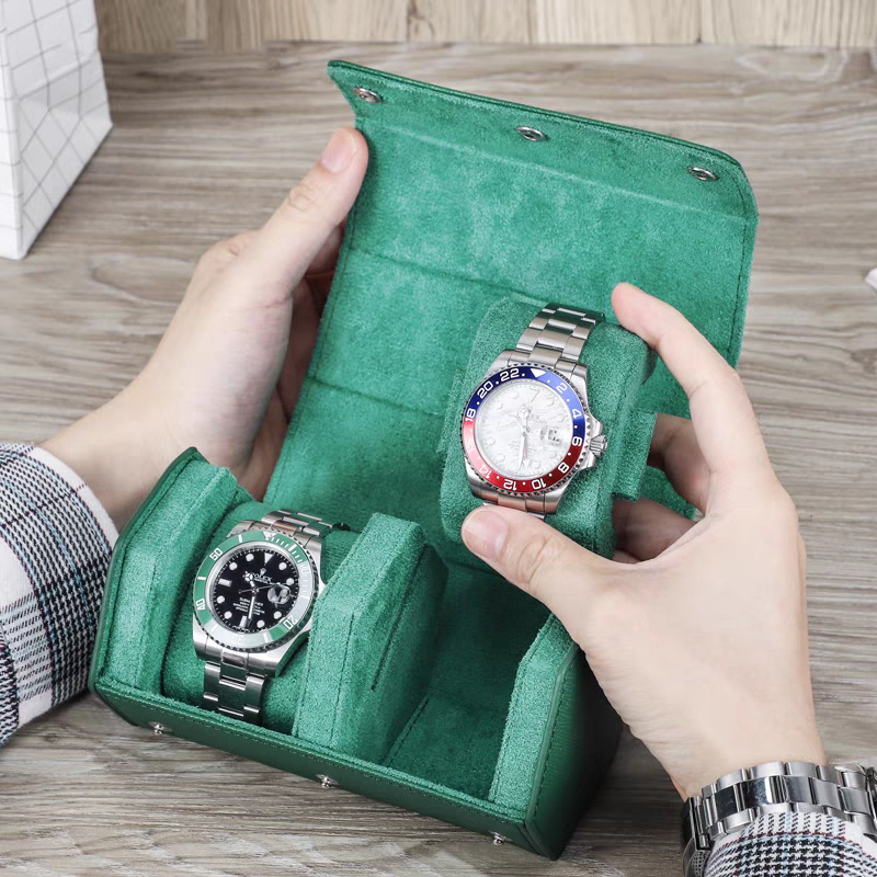 Bespoke Watch Organizer with Handcrafted Finish for Luxury Timepieces Factory Customization: Size, Material, Lining Color, Logo Printing, Jewelry Box PU Leather