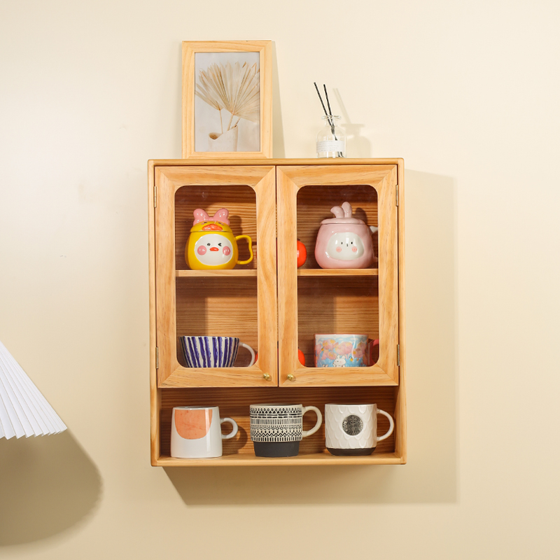 Wooden Kitchen Cabinet Organizer for Spice Jar Collection