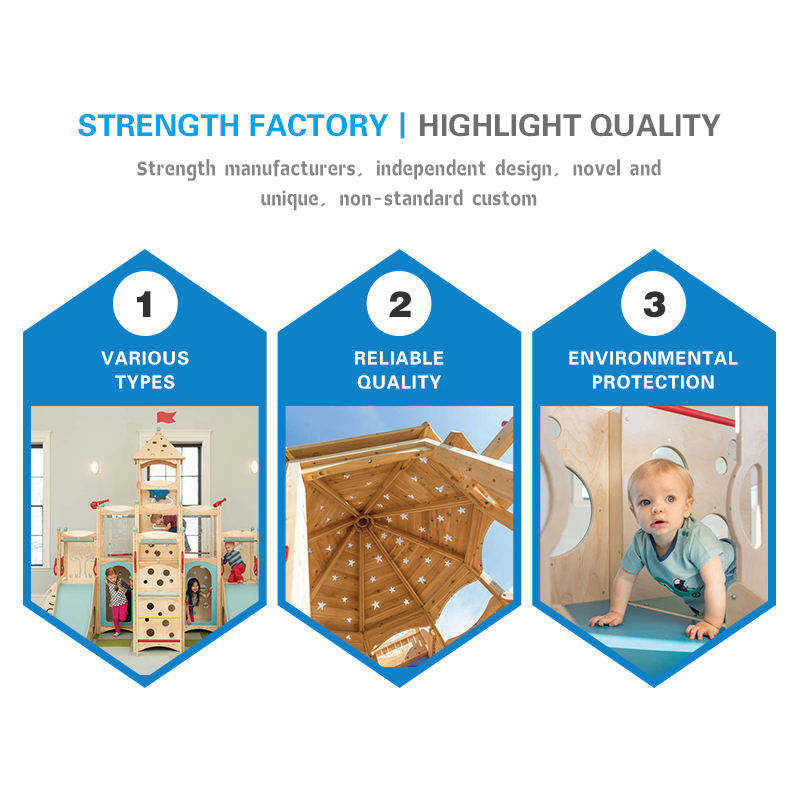 Wooden Playground Equipment Indoor Play Set Furniture for Preschool Nursery Furniture Solutions Montessori Furniture for Kid