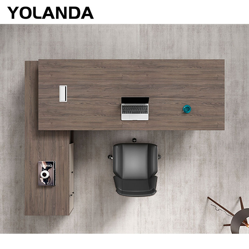 Yolanda New Modern Table Latest Executive L Shaped Office Desks Luxury Office Furniture Designs Boss CEO Corner Desk
