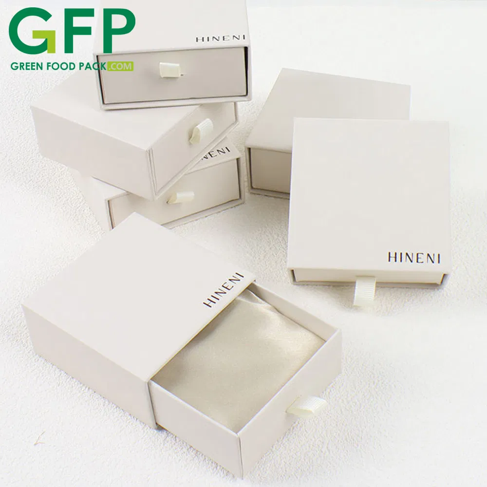 Customizable Available Size Options Modern Handcrafted Rigid Cardboard Jewelry Box