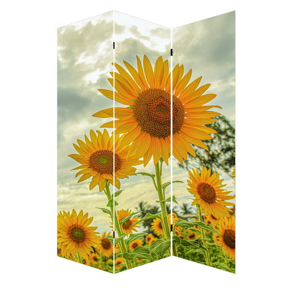 Folding Screen Room Divider Newly Wooden 3 or 6 Panels OEM Inside Wood Custom Frame Item