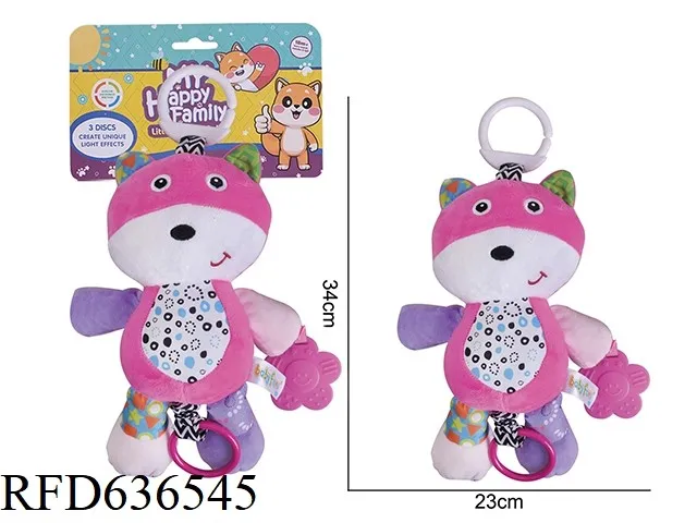 Hanging Rattle Plush Animal Musical Toys Newborn Baby Doll Toys