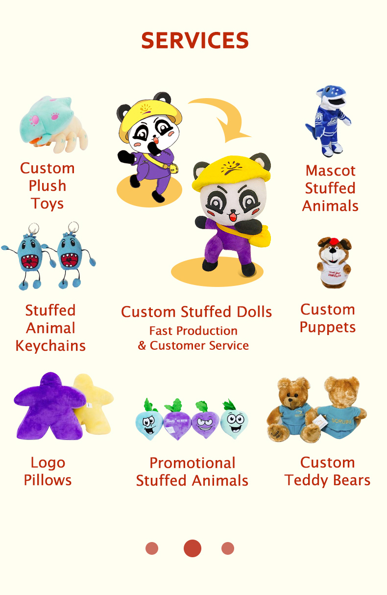 Plush toy details view 4