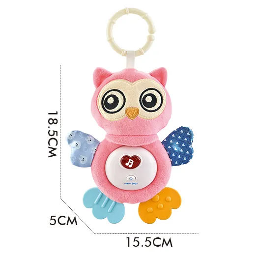 Baby Soft Animal Doll Cartoon Owl Plush Toy Detail