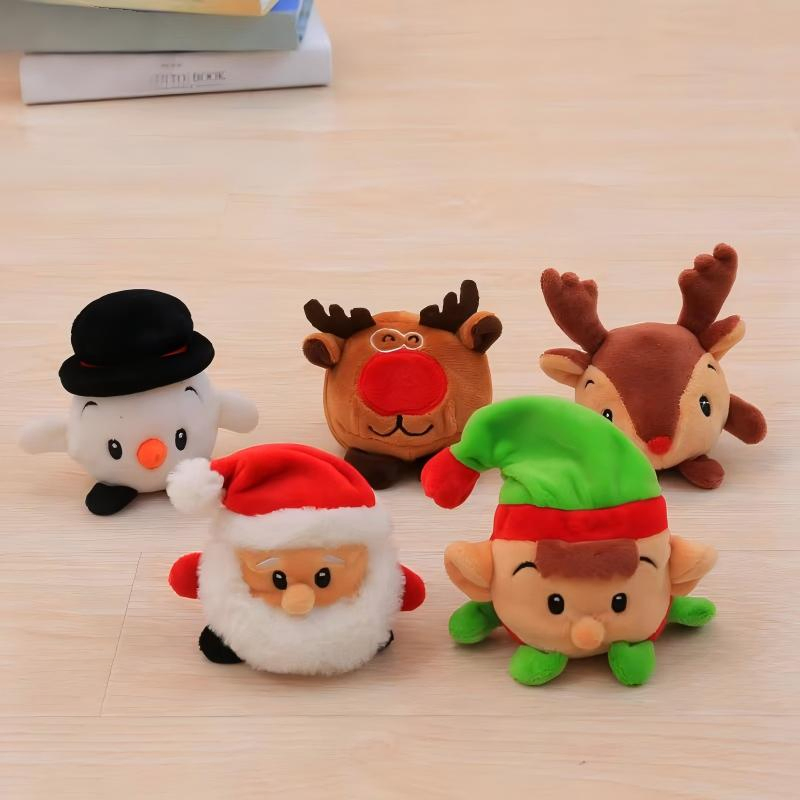 Wholesale Christmas Reindeer Snowman Plush Toy Kids Plush Doll Xmas Festive Gifts