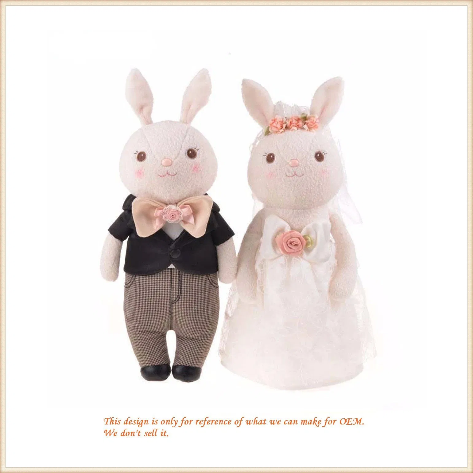 Cute Cotton Plush Soft Toys Companion Rabbit Doll Couple Toys