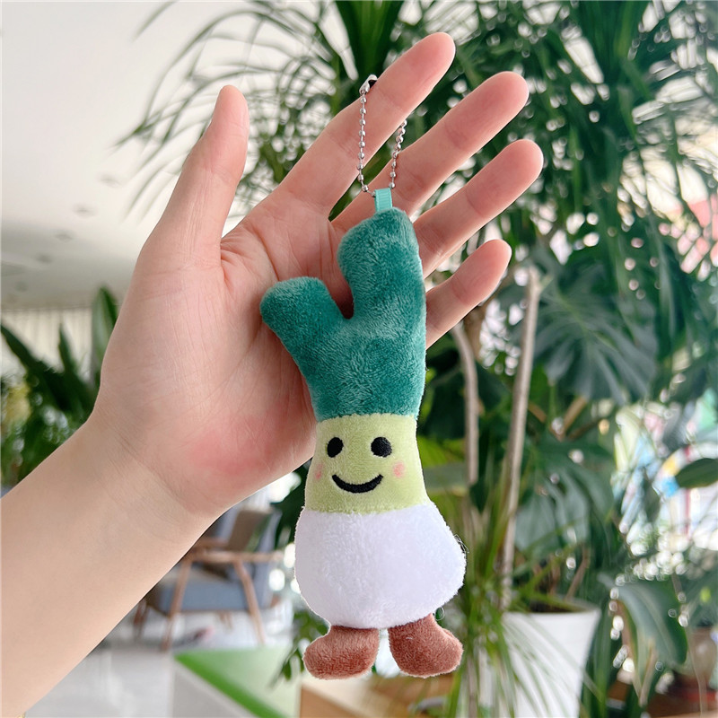 Vegetables shapes plush toy keychain pendant product view 9