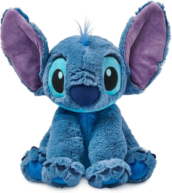 Whole Sales Official Stitch Medium Soft Toy Plush Dolls for Kids, Cuddly Character with Fuzzy Texture and Embroidered Details, Flexible Floppy Ears