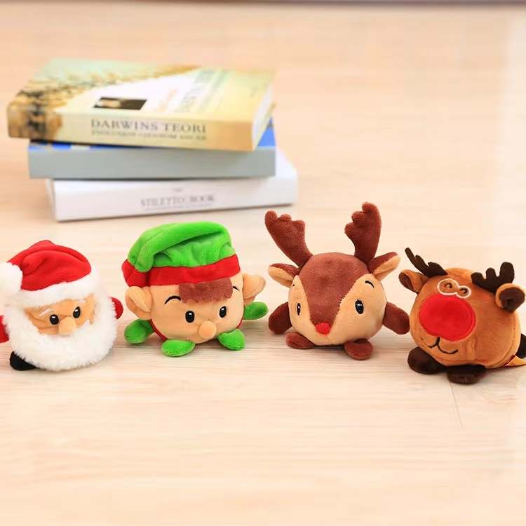 Wholesale Christmas Reindeer Snowman Plush Toy Kids Plush Doll Xmas Festive Gifts