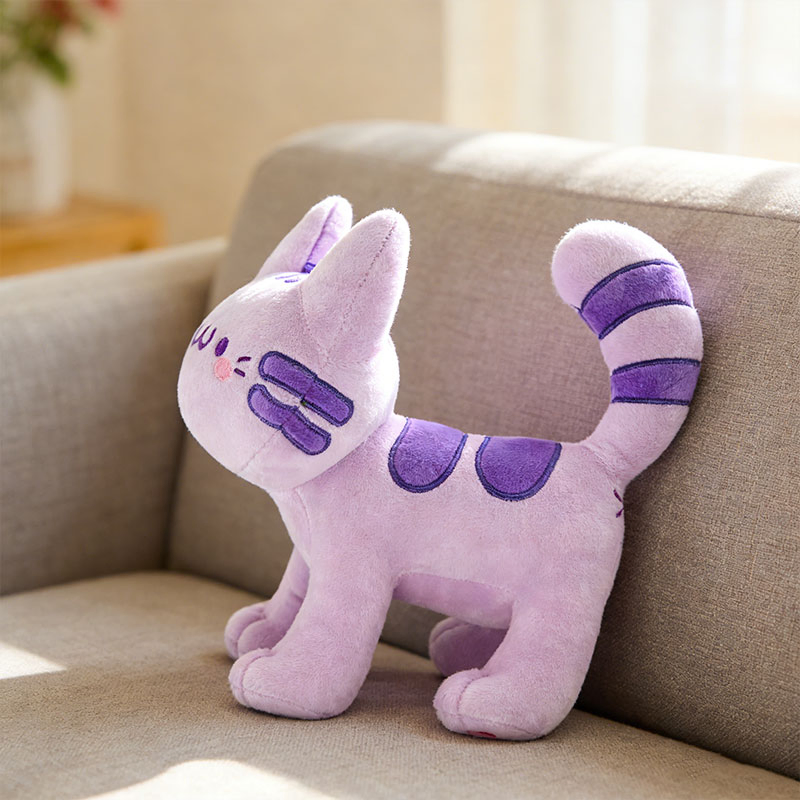 CE Certified Manufacturer Custom Soft Plush Stuffed Animal Toys Cat Cute Baby Plushie Children Toy Gifts
