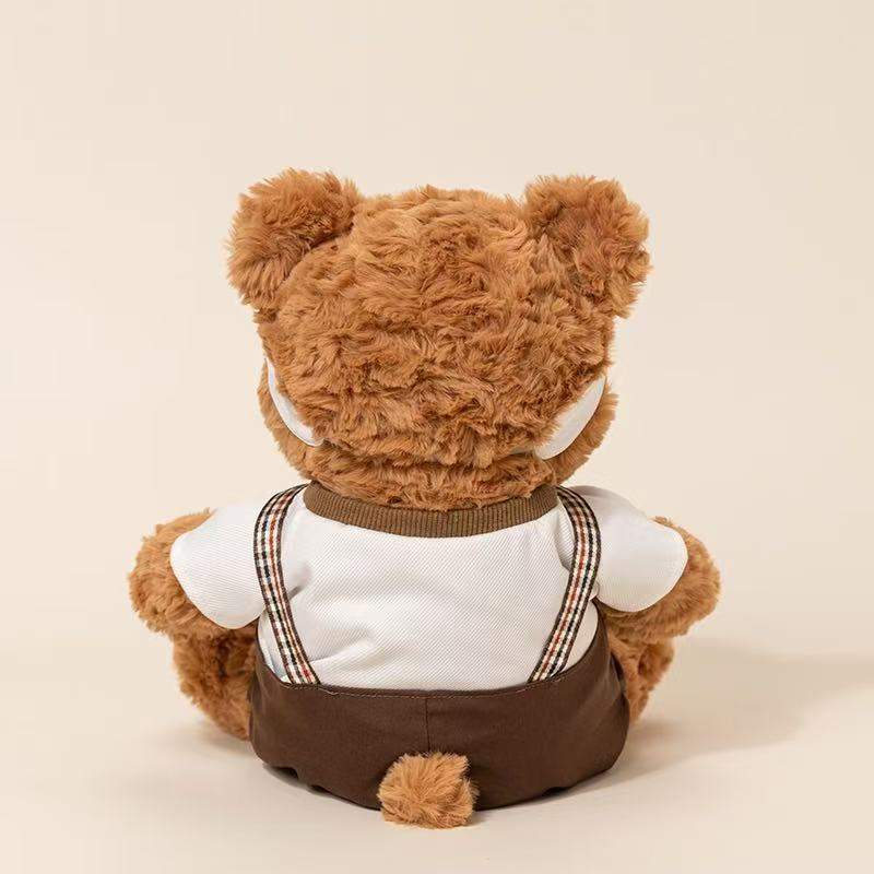 New Deisng Brown Teddy Bear with T-Shirt Cloth Custom Promotional Gift Plush Toy