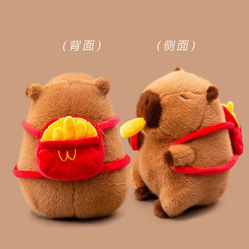 Stuffed Capybara Plush Toys Side View