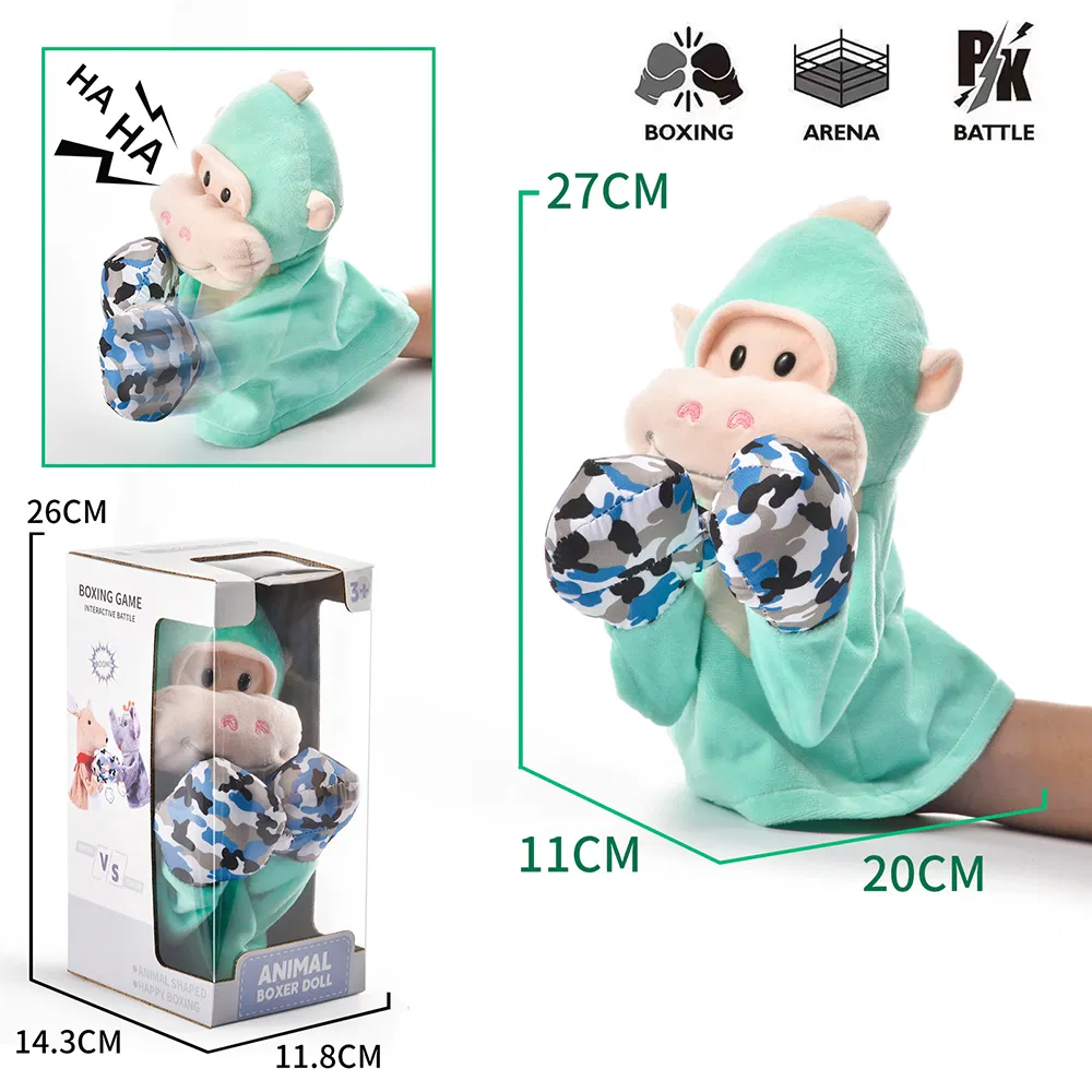 Plush Monkey Hand Puppets Details 4