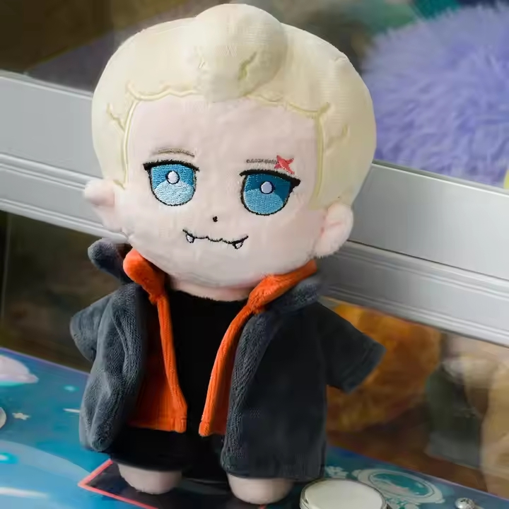 Customized Plush Figure Doll Keychain Mini Animation Character Cat Cotton Pendant Doll