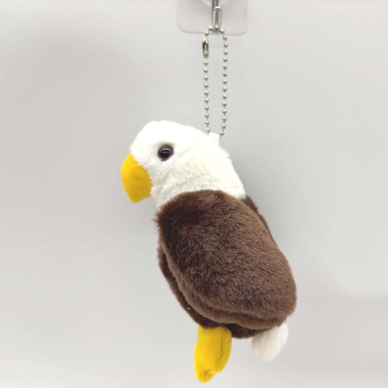 Eco-friendly Wild Birds Animals Plush Keychain Custom Eagle Stuffed Plush Toys Cartoon Birds Animal Plush Toy