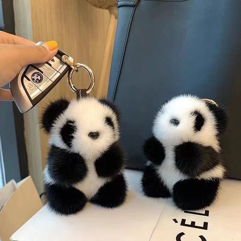 Panda Keychain Detail 3