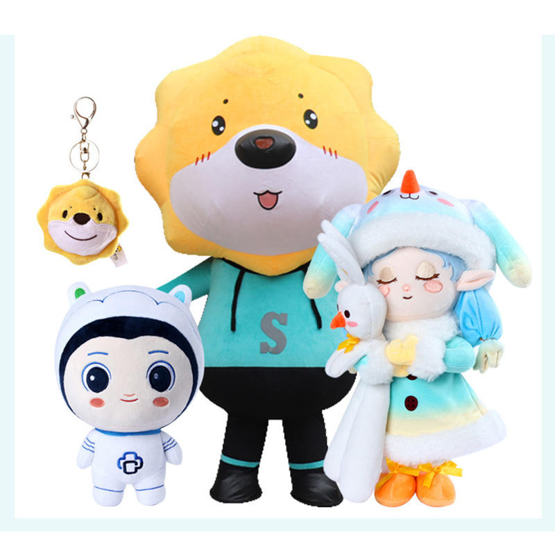 Custom Stuffed Animal Toy Made Mascot Design Soft Plush Doll Animal