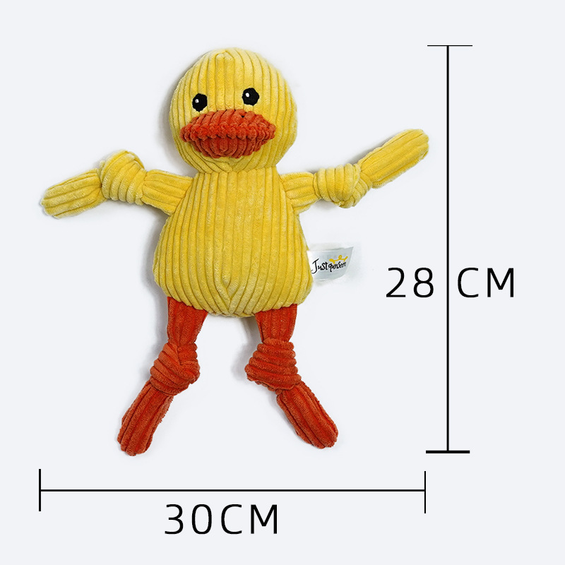 Luxury Eco-Friendly Interactive Plush Dog Toys Chicken Flavor Chewable Rope Sound Bite-Resistant Animal Pattern Novelty Pets