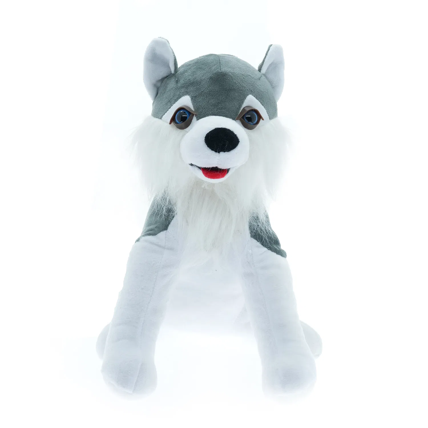 Promotional Gift Cheap Stuffed Wolf-Dog Cute Soft Plush Toy