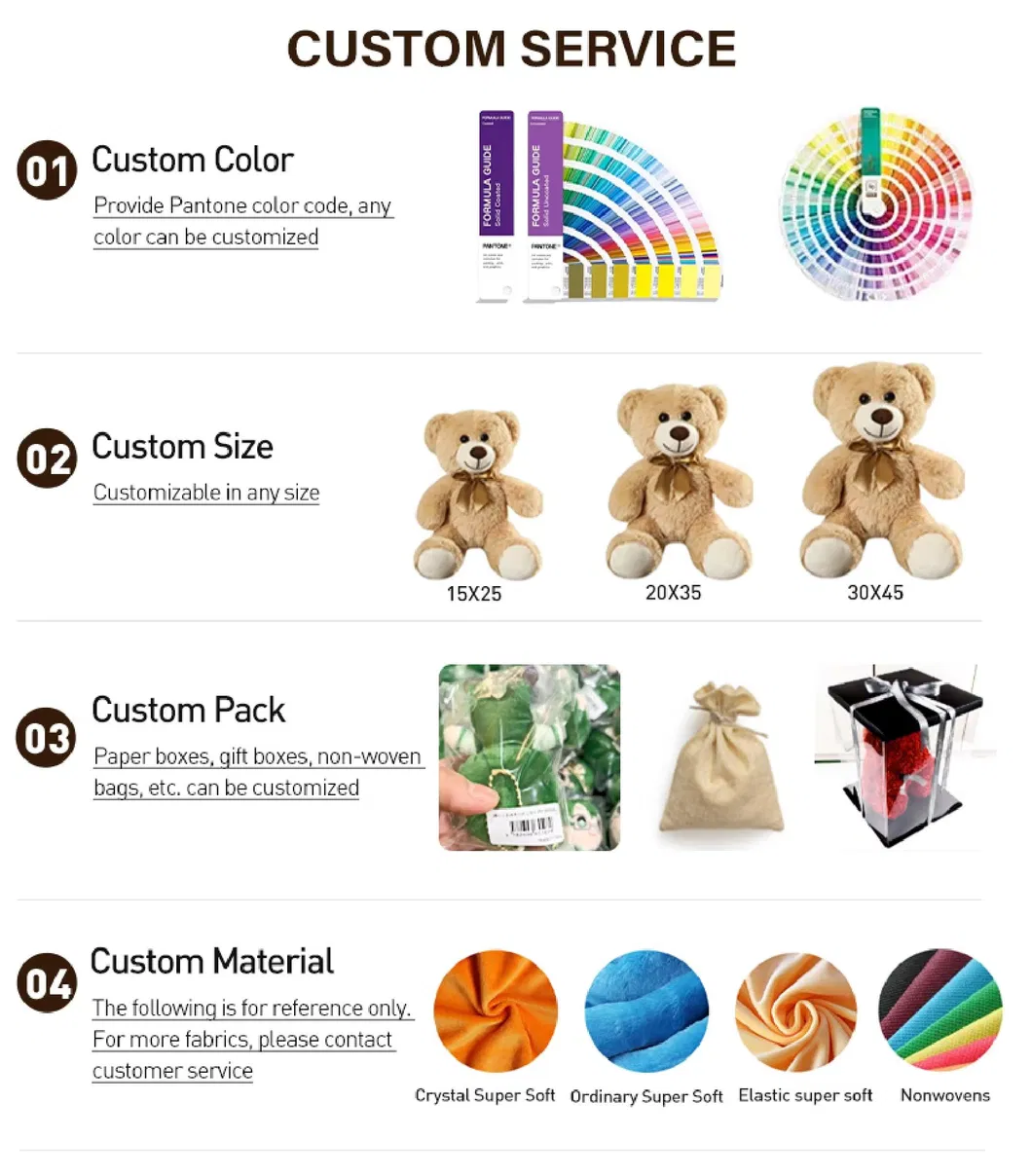 China Promotional Baby Teddy Bear Custom Plush Toy Custom Weighted Plush Toy
