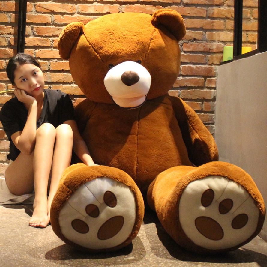 OEM ODM Human Size Animals Peluche Giant Bear 100cm 130cm 160cm 200 Cm 260cm Large Cute Big Teddy Bear Plush Toy