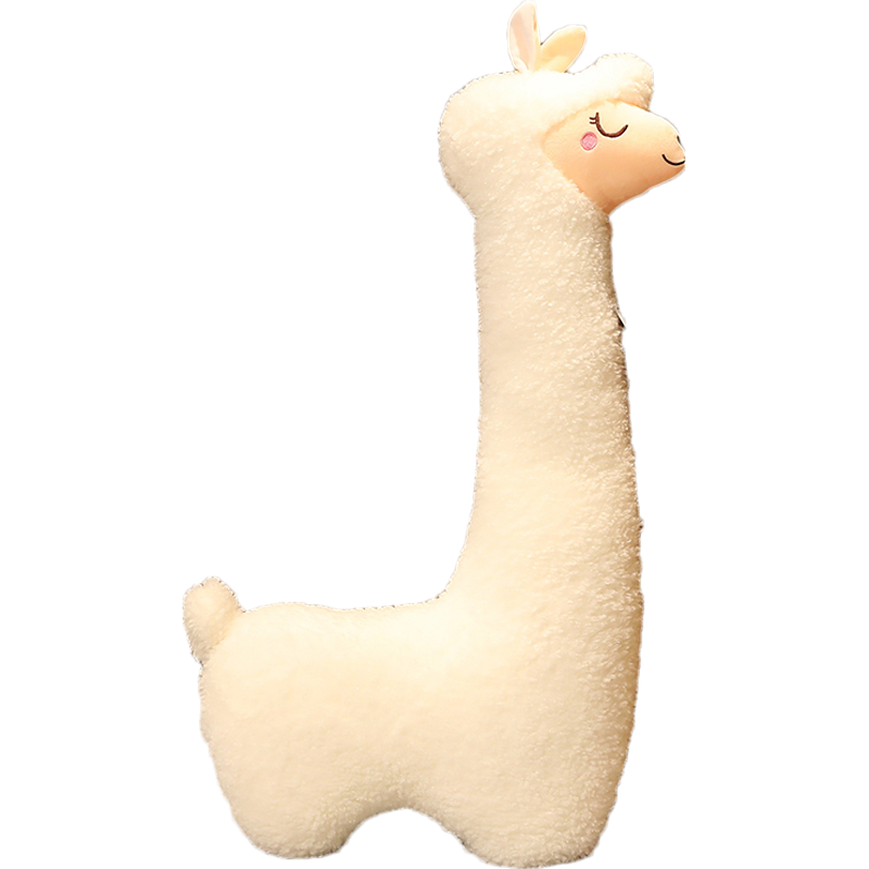 Factory Wholesale Cute Plush Toy Stuffed Animal Soft Plush Giant Alpaca Toy with Plush Sleeping Alpaca Plush Toys