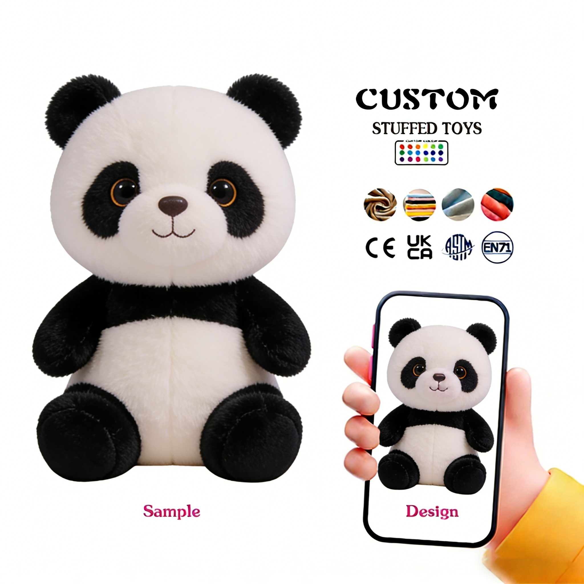 Cute White Plush Toy Rabbit Factory Direct Sale Customizable OEM/ODM Production Available Customized Plush Toy Service Provided