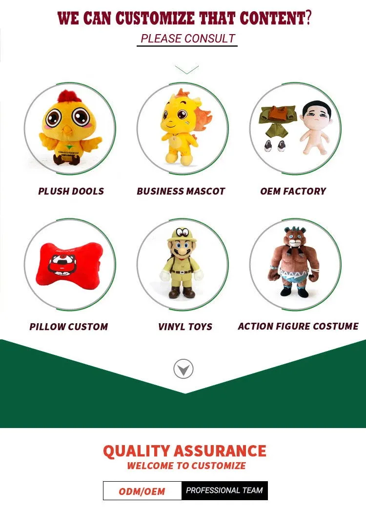 Custom Cartoon Characters Soft Stuffed Idol Star Doll Cartoon Girl Plush Toys
