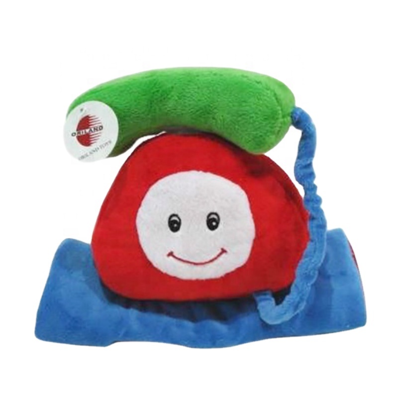 Kids Baby Developmental Learning Music Phone Soft Plush Stuffed Toys