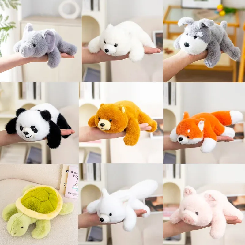 Customized Cartoon Characters Plush Animal Elephant Lion Pig Penguin Bunny Cute Plush Toy