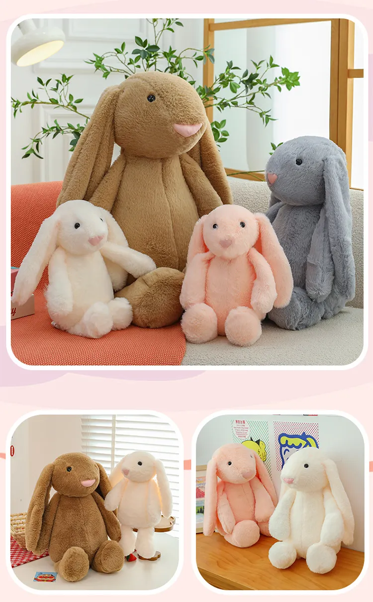 Wholesale Bunny Plush Stuffed Animal Toys Cute Stuffed Bunny Toys