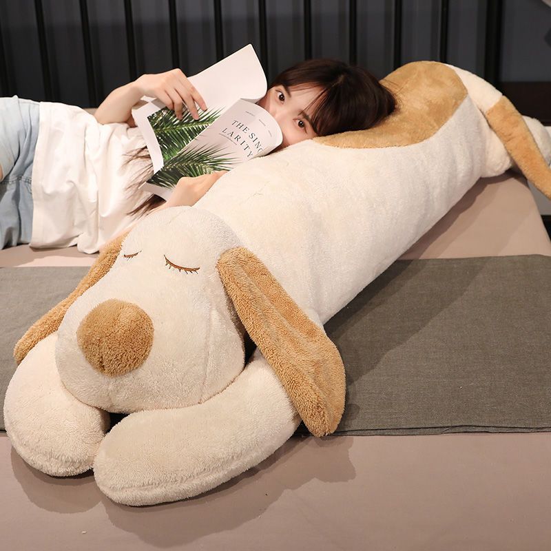 Wholesale Stuffed Big Dog Plush Pillow Huge Animal Large Size Long Dog Pillows Giant Size Toy