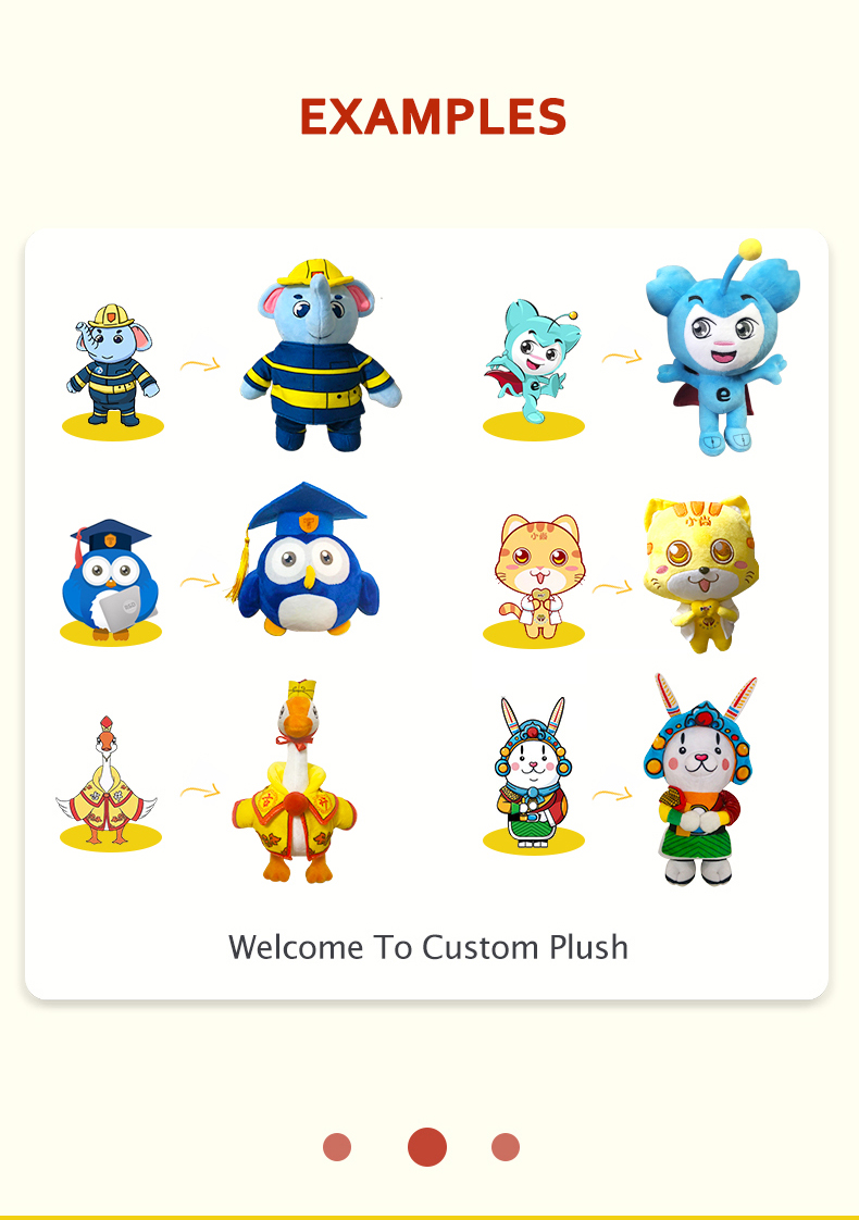 Plush toy details view 5