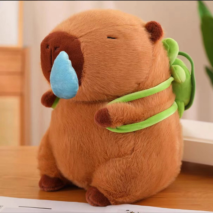 Extra Large TikTok Popular Capybara Plush Toy Cute Giant Stuffed Animal Filled with PP Cotton Birthday Gift for Boys and Girls