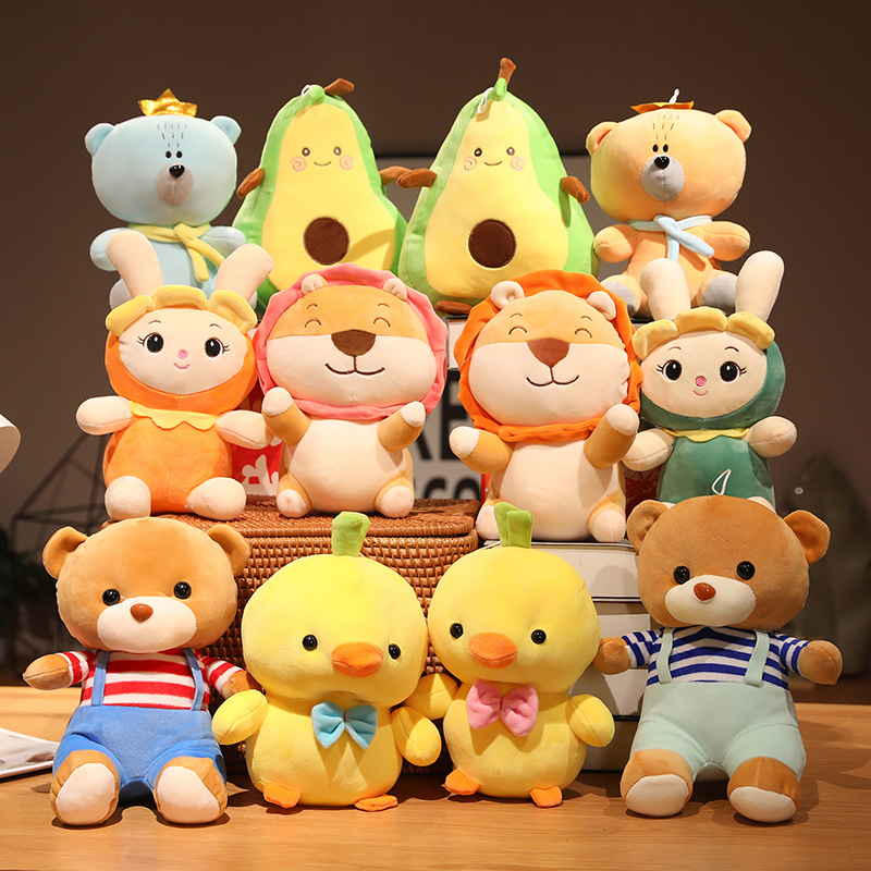Wholesale Stuffed Animals High Quality Plush Toy Wedding Children's Holiday Party Gift Claw Machines Plush Toy