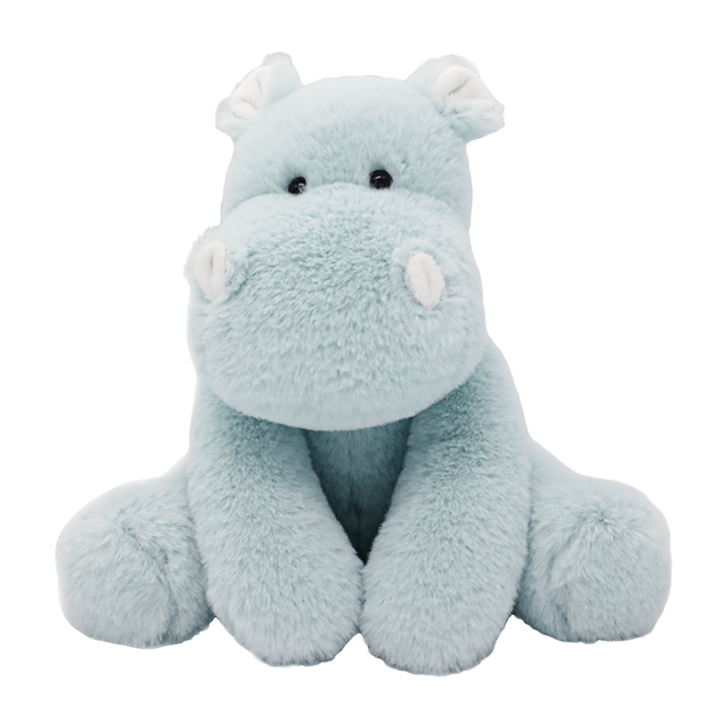 Wholesale 22 Cm Custom Plush Toy Animal Baby Stuffed Animals Hippo Plush Toy Manufacturers In China