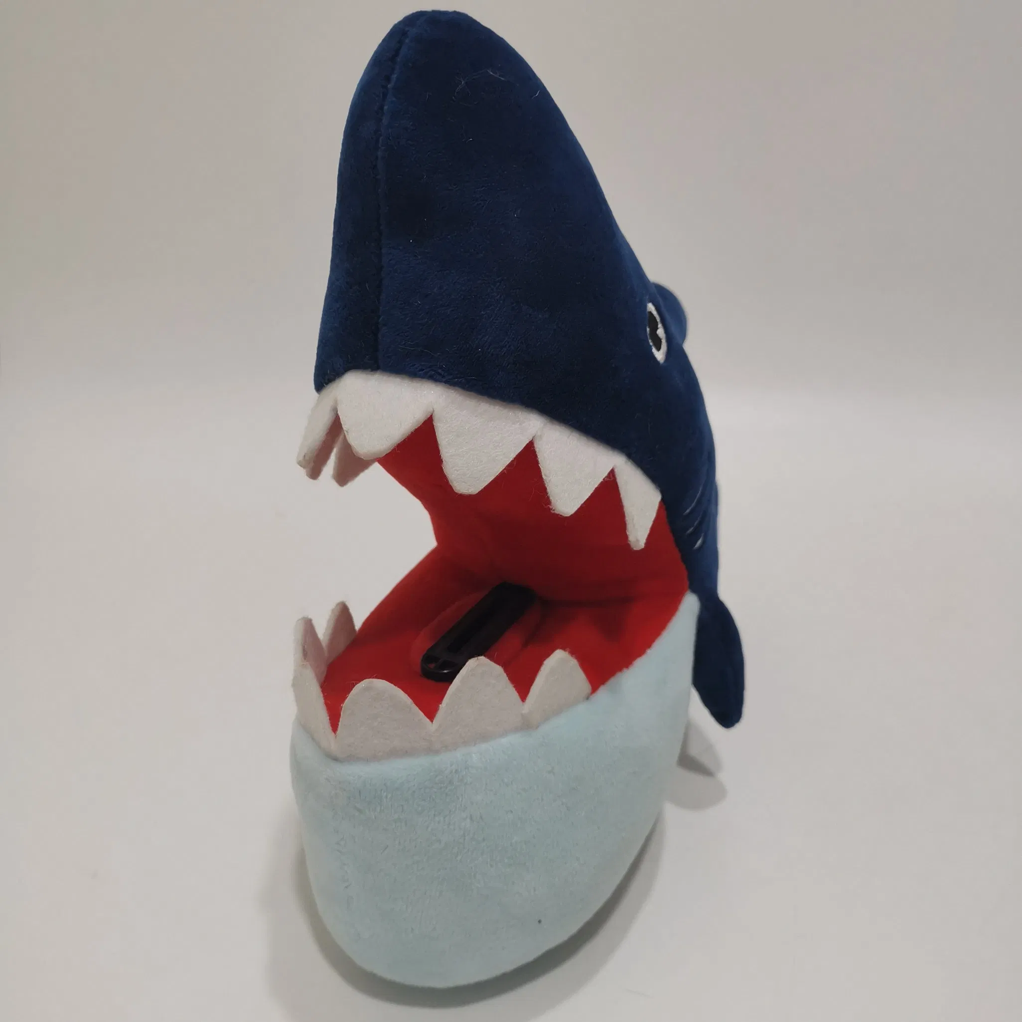 Amazon Hot-Selling Item Plush Shark Piggy Bank Toy Soft Stuffed Money Box Kids Toys W/ BSCI Audit