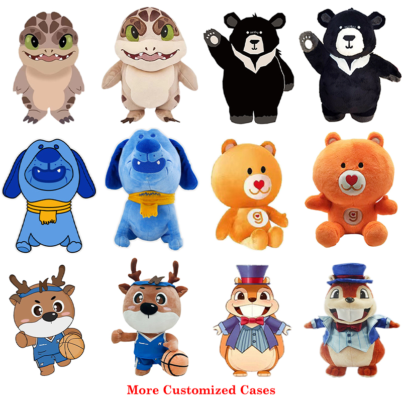 Uyeah Factory OEM/ODM Custom Mini Plush Toys Personalized Design Soft Stuffed Animal Doll Cartoon Fish Shark Plush Toys for Gift