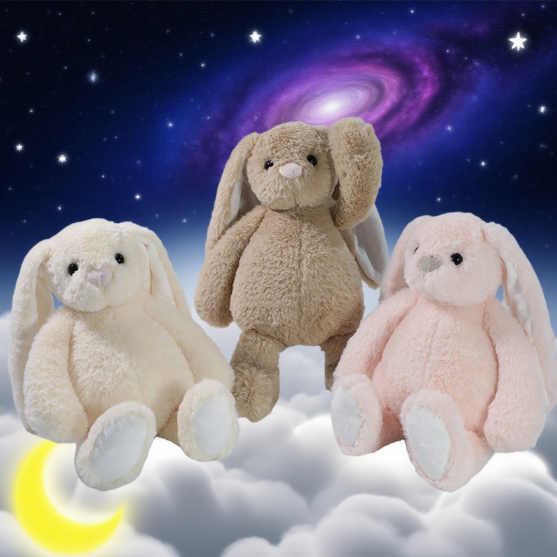 OEM Custom Soft Plush Toy Bunny Rabbit Dolls New Design Cartoon Stuffed Animal Birthday Unisex Wholesale Gift with Long Ears